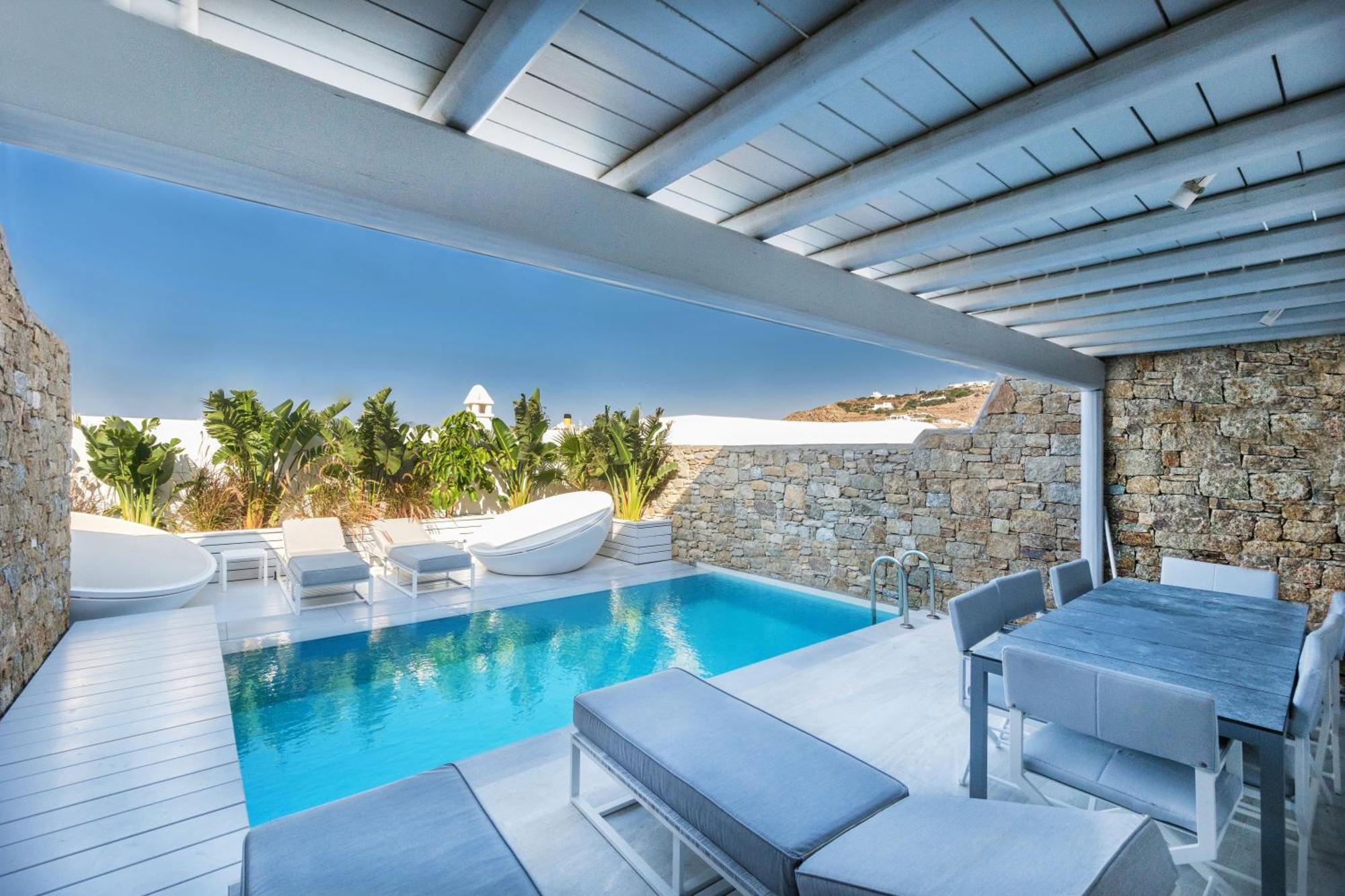 Mykonos Riviera Hotel & Spa, A Member Of Small Luxury Hotels Of The World Tourlos Exteriér fotografie